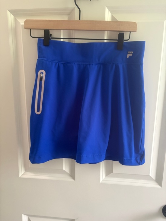 Fila Pants - Fila Women's Royal Blue Athletic Skort with Reflective Zip Pocket size XS